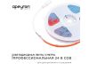 Светодиодная лента Apeyron 3м, 24В, 11Вт/м, COB, 352д/м, IP20 Красный 185ОО
