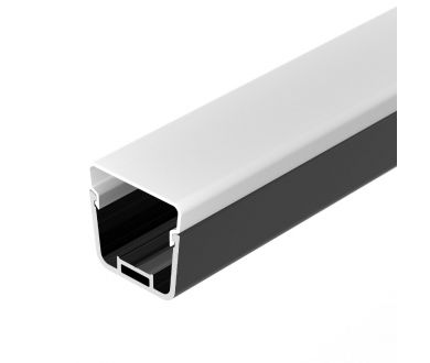Профиль с экраном Arlight LINE-D-3734-2000 TETRA BLACK+OPAL 055072