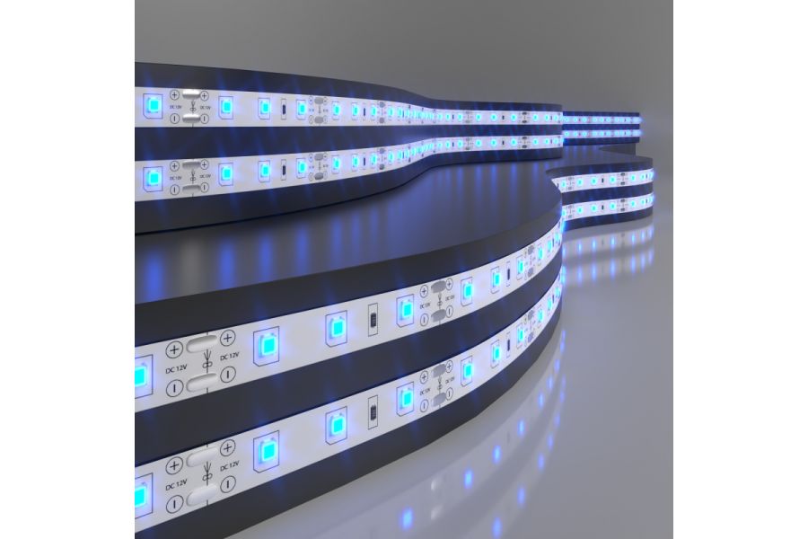Светодиодная лента Elektrostandard 12V 4,8W 60Led 2835 IP20 синий, 5м 4690389124143