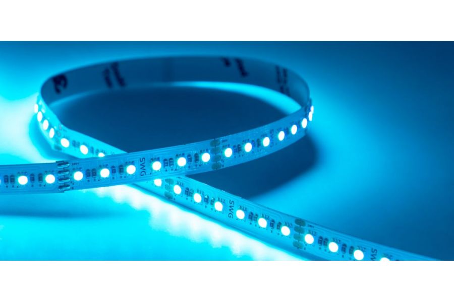 Лента светодиодная SWG Standard SWG2120-24-14.4-RGB-M 14,4 Вт/м SMD2835, 24В, IP20, RGB, 3М 00-00047399