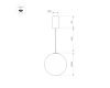 Подвесной светильник Arlight SP-SILKA-HANG-R300-7W Warm2700 (WH, 330 deg, 230V) (IP20, Натуральный шелк) 061916