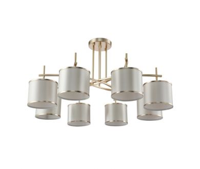 Потолочная люстра Crystal Lux Sergio PL8 Gold