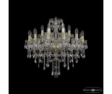 Подвесная люстра Bohemia Ivele Crystal 1415/12+6/220 G