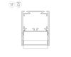 Алюминиевый профиль Arlight SL-LINE-4050-3L-2000 ANOD 044666