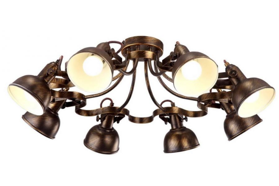 Потолочная люстра Arte Lamp Martin A5216PL-8BR