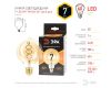Лампа светодиодная Эра E27 7W 2400K F-LED G95-7W-824-E27 spiral gold Б0047663