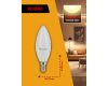 Лампа светодиодная Kodak LED B35-11W-830-E14 K 11Вт свеча теплый белый свет Е14 Б0057629