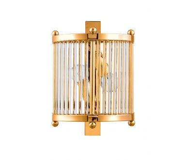 Настенный светильник Crystal Lux Tadeo TADEO AP2 GOLD/TRANSPARENTE