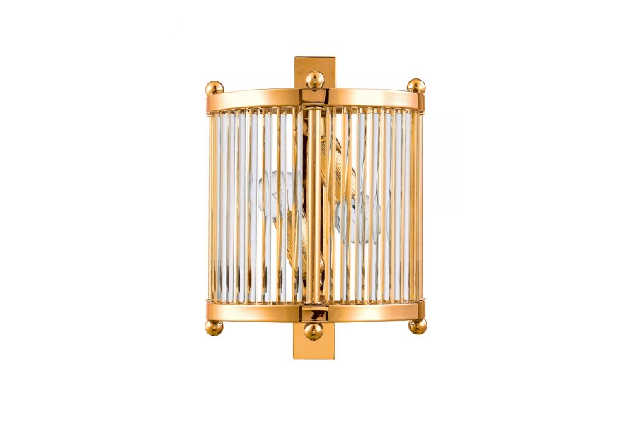 Настенный светильник Crystal Lux Tadeo TADEO AP2 GOLD/TRANSPARENTE