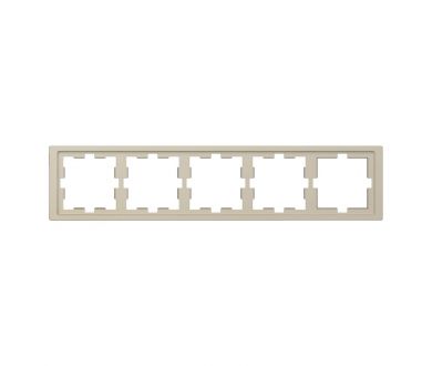 Рамка 5-постовая Schneider Electric Merten D-Life MTN4050-6533