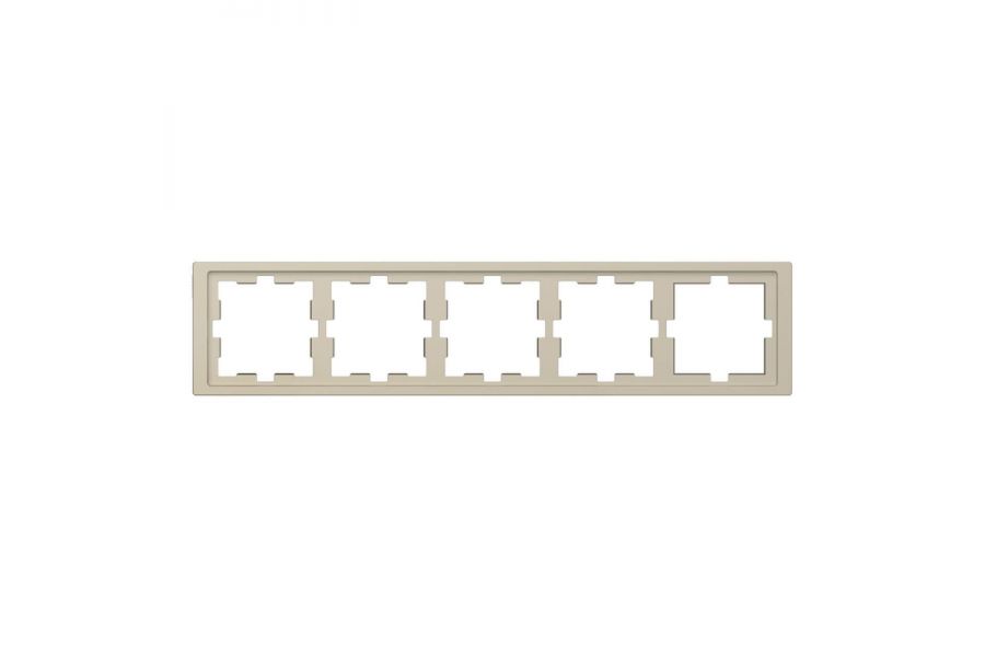 Рамка 5-постовая Schneider Electric Merten D-Life MTN4050-6533