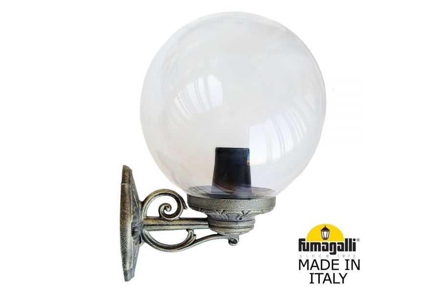 Уличный настенный светильник Fumagalli Globe 300 G30.131.000.BXF1R