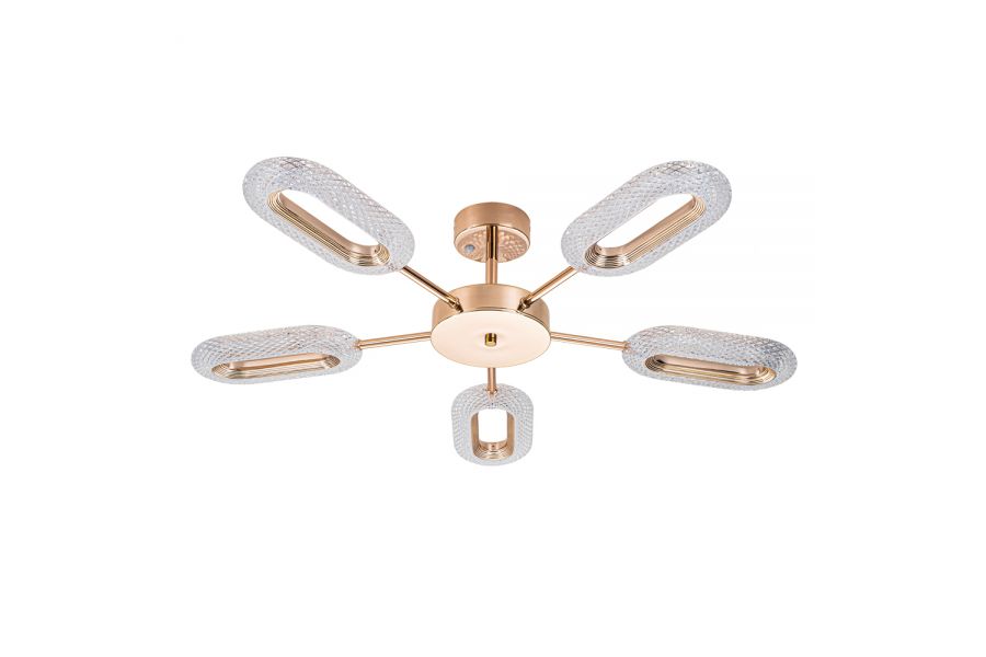 Потолочная люстра Arte Lamp Ovale A2489PL-5GO