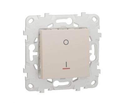 Выключатель одноклавишный Schneider Electric Unica New NU526244S