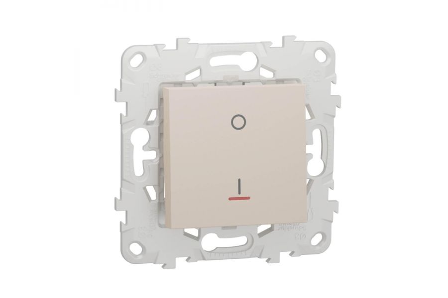 Выключатель одноклавишный Schneider Electric Unica New NU526244S