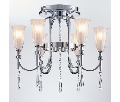 Купить Потолочная люстра Newport 4806/PL chrome М0063689 Потолочная люстра Newport 4806/PL chrome М0063689