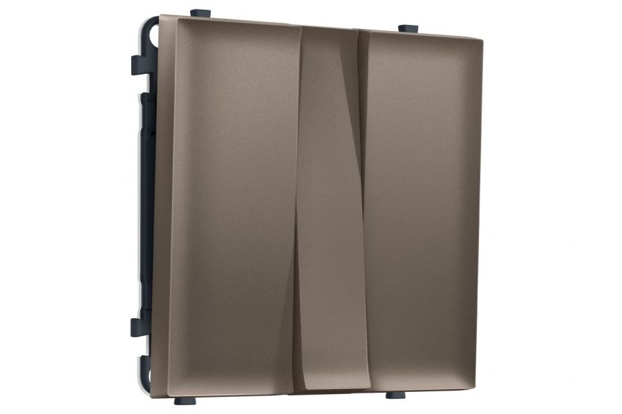 Комплект механизма 3-кл выключателя SIGMA Темная бронза матовый 10A-250V QUANT PRO Ambrella Volt MS635010 (SP6350, PR133)