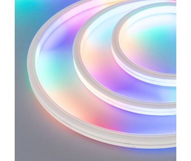 Лента герметичная Arlight DMX MOONLIGHT-TOP-B84-13x12mm 24V RGB-PX7 (18 W/m, IP67, 5m, wire x2) 041015