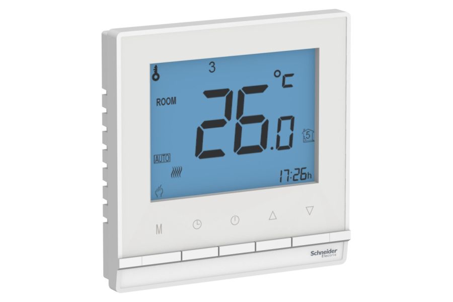 Терморегулятор Schneider Electric AtlasDesign ATN000138 белый