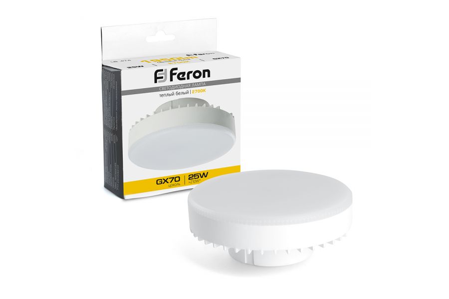 Лампа светодиодная Feron LB-474 GX70 25W 2700K 38268