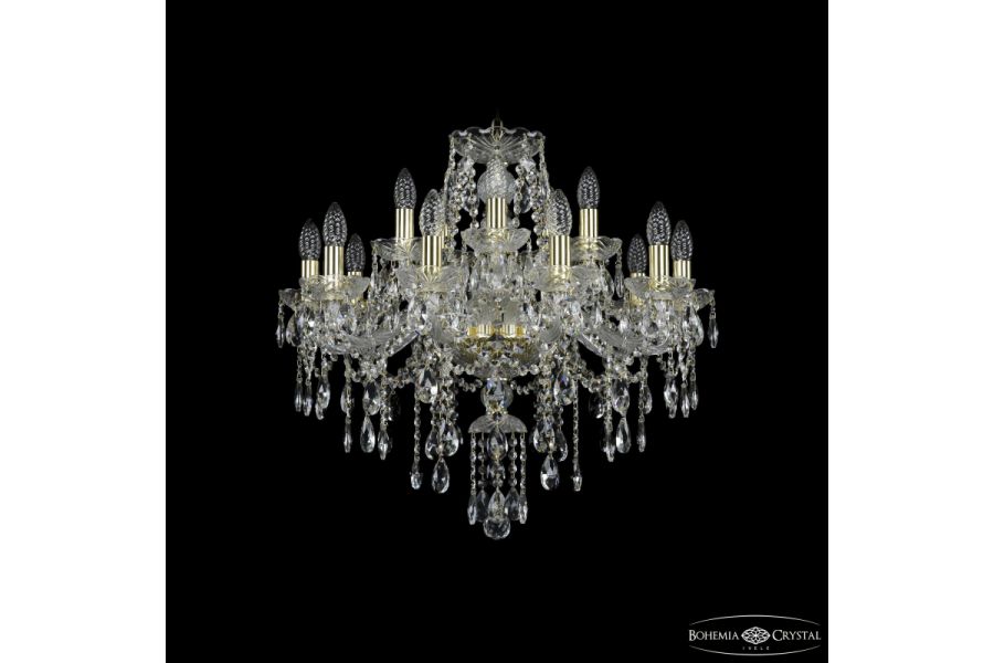 Подвесная люстра Bohemia Ivele Crystal 1415/10+5/220 G