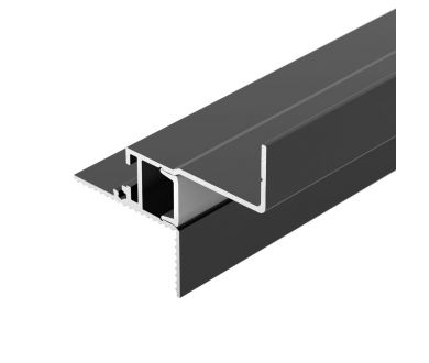 Алюминиевый профиль Arlight СEIL-S12-SHADOW-20-SIDE-3000 ANOD BLACK 052226