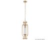 Подвесной светильник Crystal Lux TOMAS SP1 BRASS