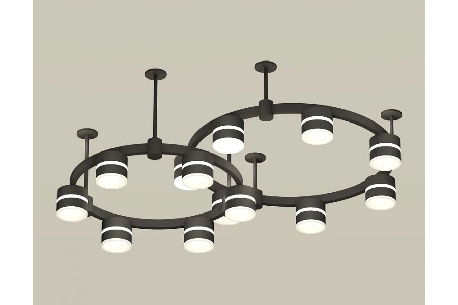Комплект подвесного светильника Ambrella Light Techno Ring XR92221001 (A9222, A9227, C9238, C9232, N8445)