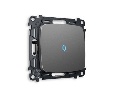 Комплект механизма 1-кл выключателя с подсветкой Ambrella Volt Omega MO652020