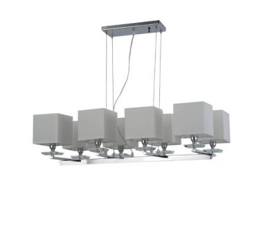 Подвесная люстра Lumina Deco Fianelo LDP 1248-8 WT