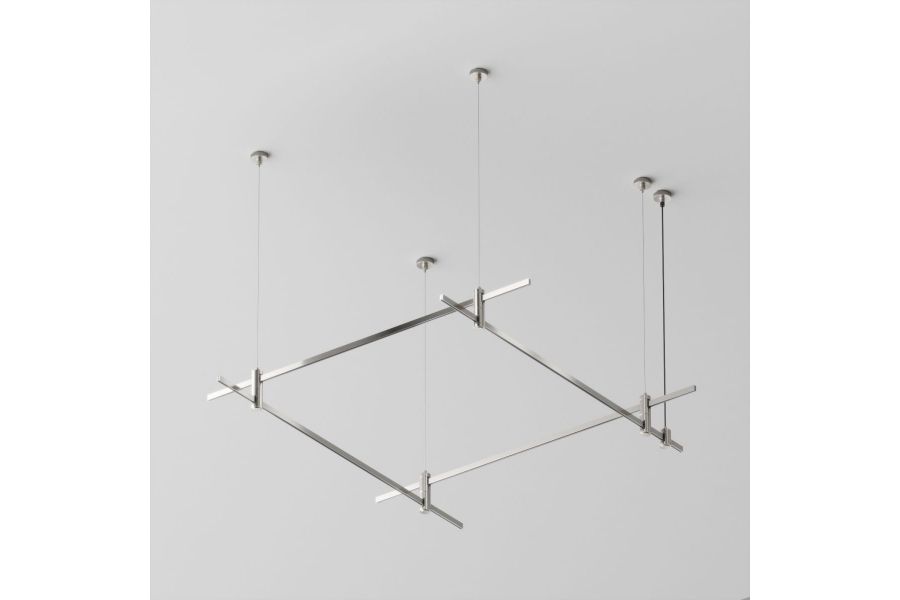Основание на тросовых подвесах Hang для трековых светильников Maytoni Technical Flarity TFC-Flar-H04-PT