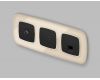 Лицевая панель для HDMI розетки Ambrella Volt Omega OP8140