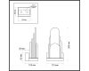 Настенный светильник Odeon Light Foros Hightech 5437/12WL