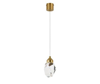 Подвесной светильник Indigo Cristallo 12053/1P Brass V000132L