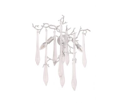 Настенный светильник Crystal Lux REINA AP3 SILVER PATINA