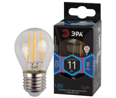 Лампа светодиодная Эра E27 11W 4000K F-LED P45-11w-840-E27 Б0047015