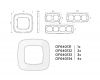 Рамка двухместная Ambrella Volt Coint OF640132