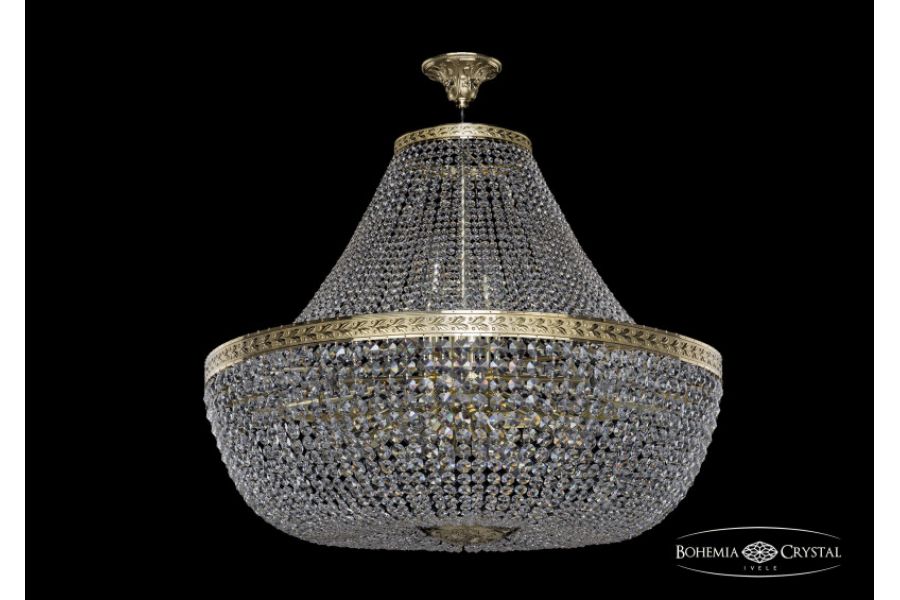 Люстра на штанге Bohemia Ivele Crystal 19111/H1/90IV G