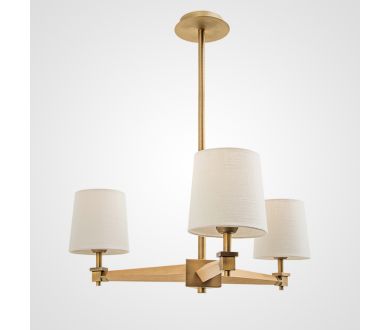 Люстра на штанге ImperiumLoft Stavra Jorgenson White/Light Wood 203578-26