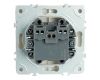 Выключатель двухклавишный Stekker Эмили RSW10-5116-01 белый фарфор soft touch 50822