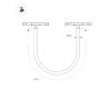 Трековый магнитный светильник Arlight MAG-ORIENT-TUBE-ELASTIC-R25-L2500-35W Warm3000 (BK, 360 deg, 48V, DALI) 044332