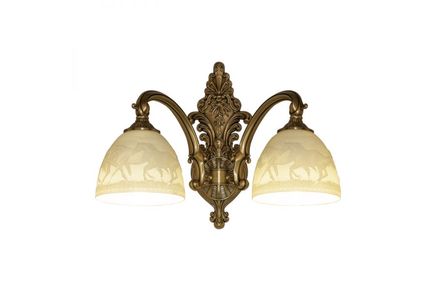 Бра Bohemia Ivele Crystal Verona 7209B14/2/175 FP P1 D Horse