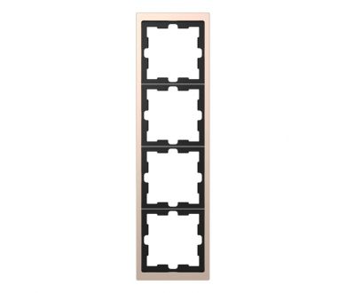 Рамка 4-постовая Schneider Electric Merten D-Life MTN4040-6551