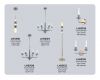 Люстра на штанге Ambrella Light High Light Ceramo Modern LH53124
