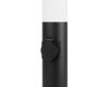 Ландшафтный светильник ЭРА Беллона GBF-103-1-BL-0650 230В Е27 IP54 черный с розеткой Б0071048