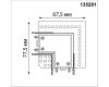 Соединитель L-образный Novotech Shino Smal 135281