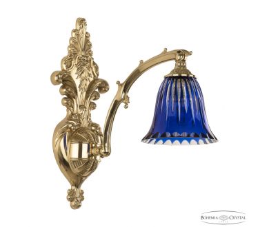 Бра Bohemia Ivele Crystal Verona 7211B15/1/210 G P2 D Clear-Blue/H-1K