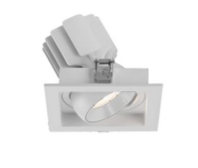 Встраиваемый карданный светильник Arlight MS-VORTEX-BUILT-S140x140-30W Warm3000 (WH-WH, 17 deg, 230V) (IP20 Металл) 057920