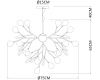 Подвесная люстра Arte Lamp Candy A7274SP-36GO