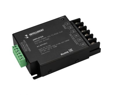 Усилитель Arlight SMART-PWM-103-73-RGB-SUF Black (12-36V, 3x10A) 027125(1)
